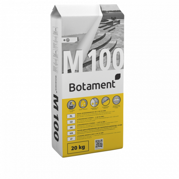 BOTAMENT® M 100 Könnyű adalékszeres kiegyenlítő habarcs falra/padlóra 3-50 mm-ig